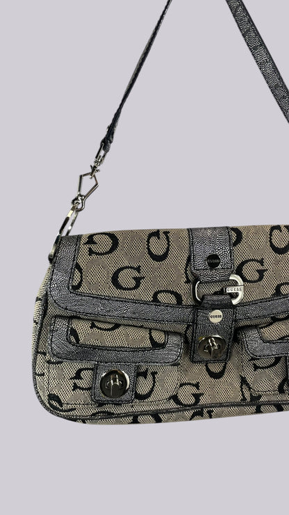 Sac Guess argenté