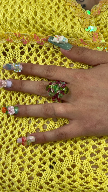 Bague perles