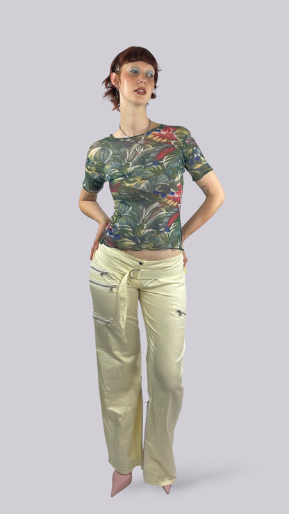 Pantalon jaune beurre