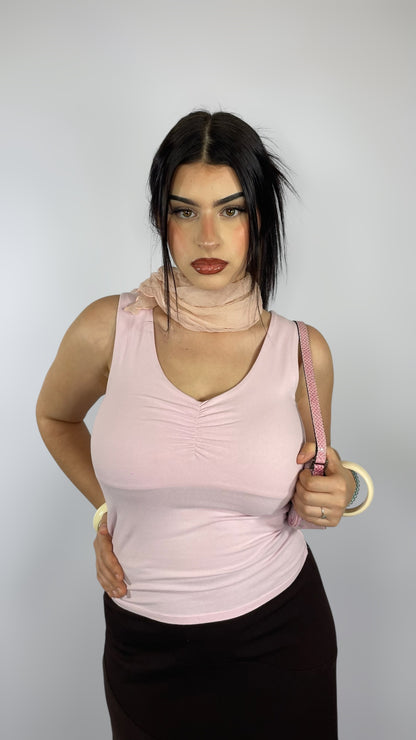 Débardeur rose pâle