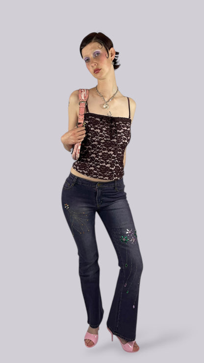 Jean à strass