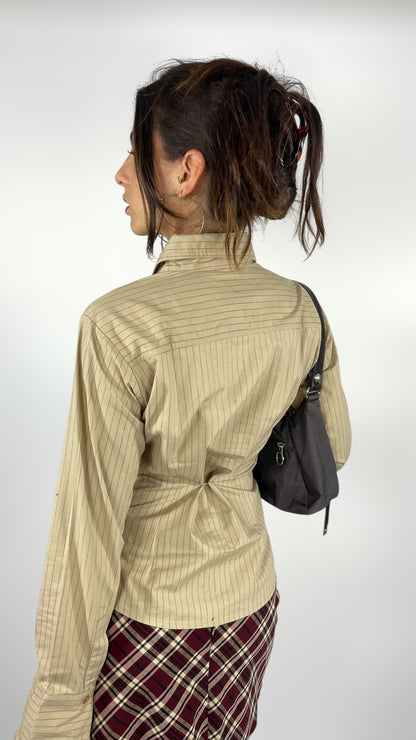 Chemise beige