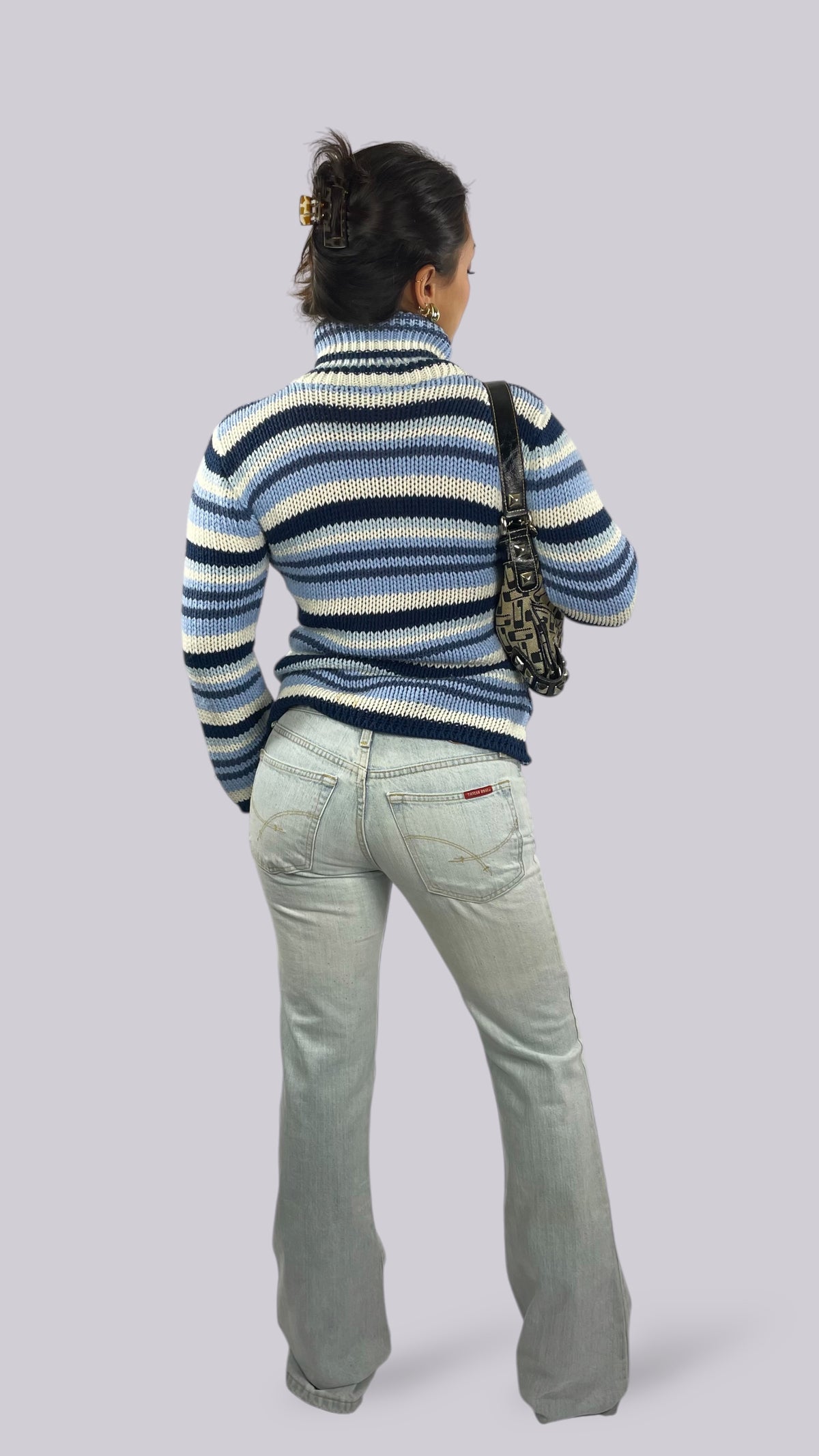 Pull rayé