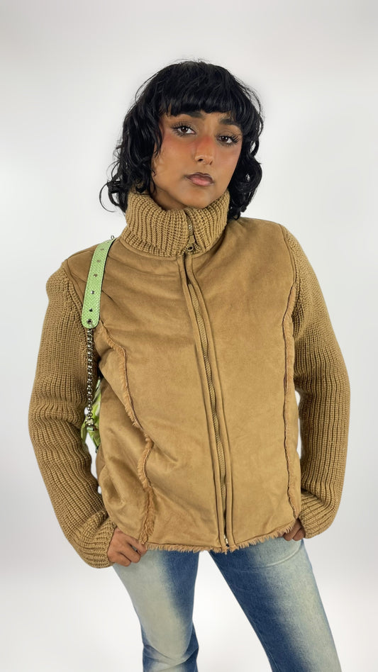 Veste bi-matière