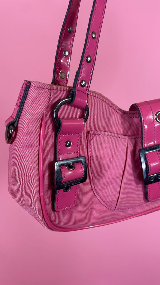 Sac Guess Rose baguette