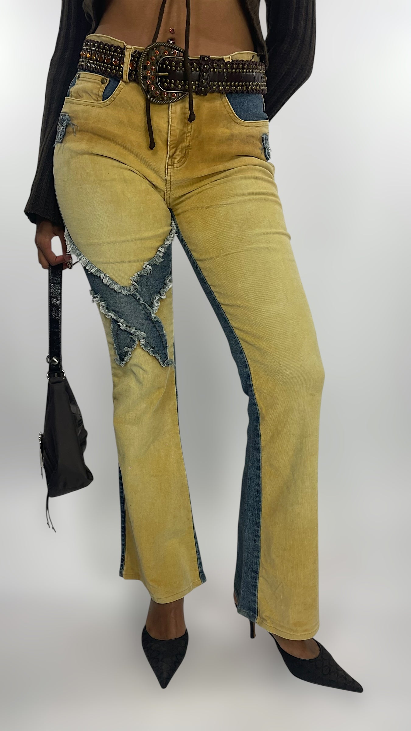 Jean bi-matière