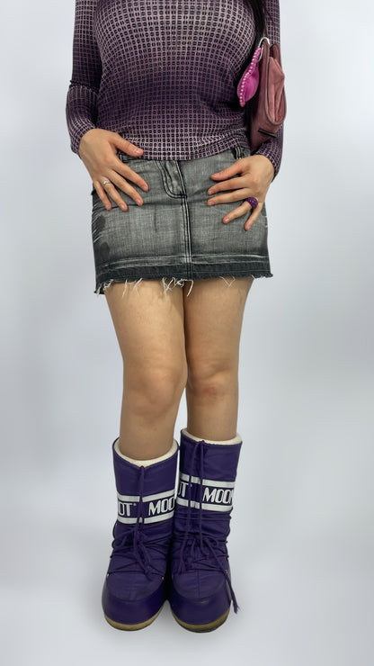 Mini jupe en jean
