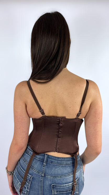 Corset à fleurs