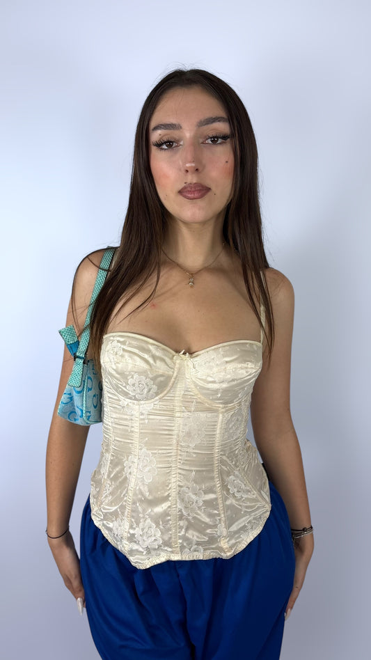 Corset satiné