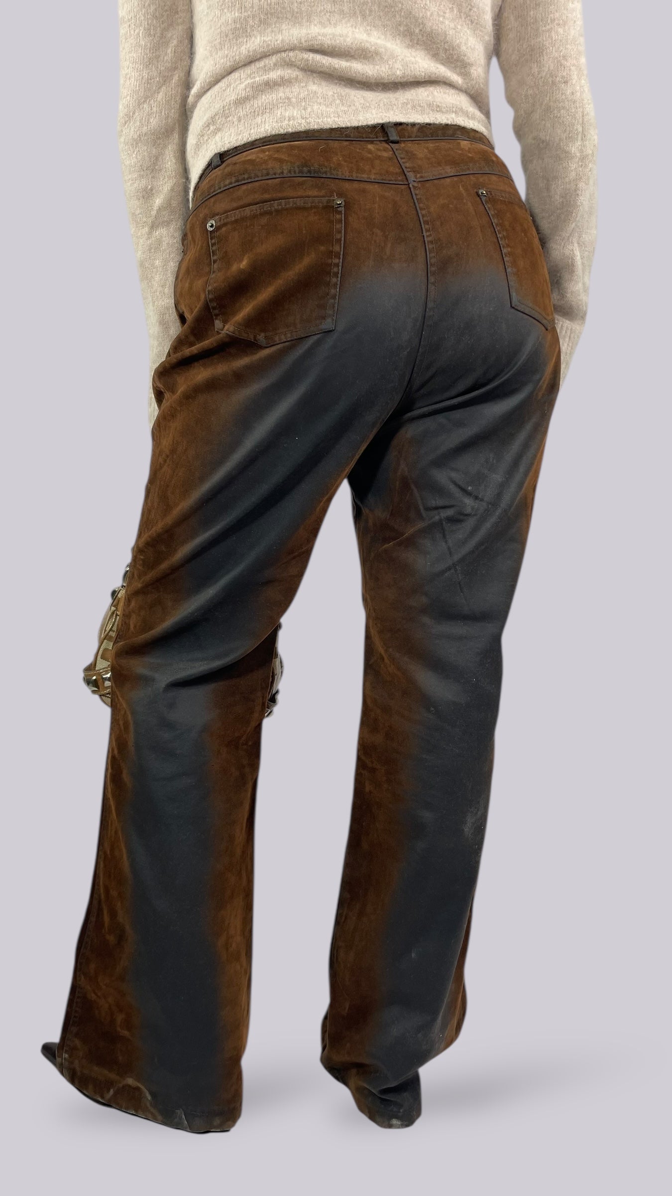 Pantalon bicolore