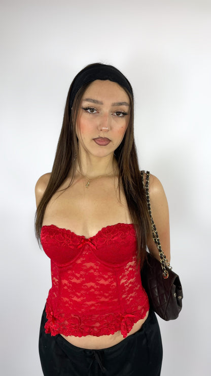 Corset dentelle