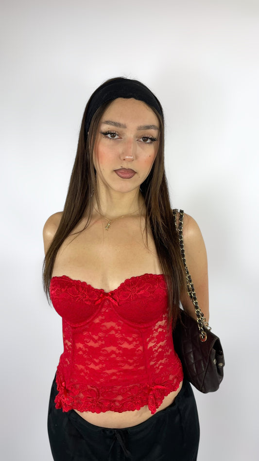 Corset dentelle