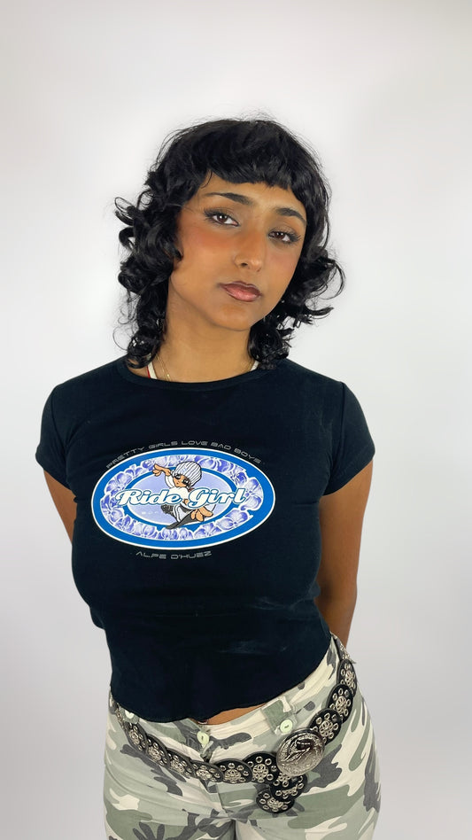 Baby tee noir
