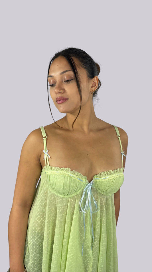 Corset vert