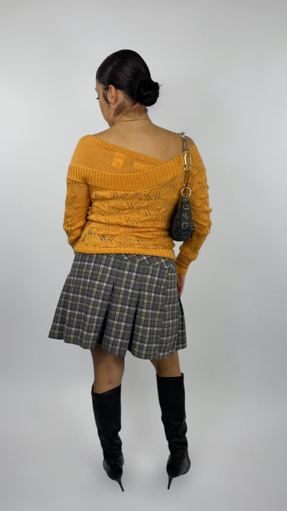 Pull en maille ajourée