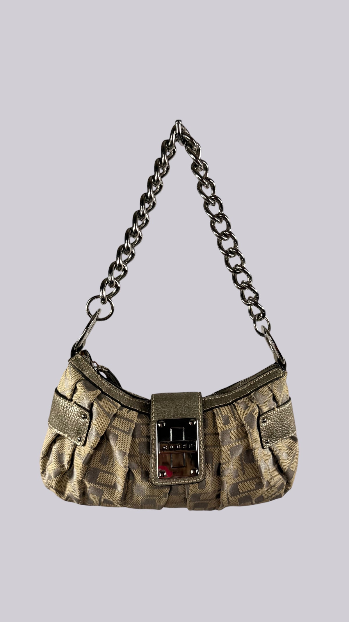 Sac Guess argenté