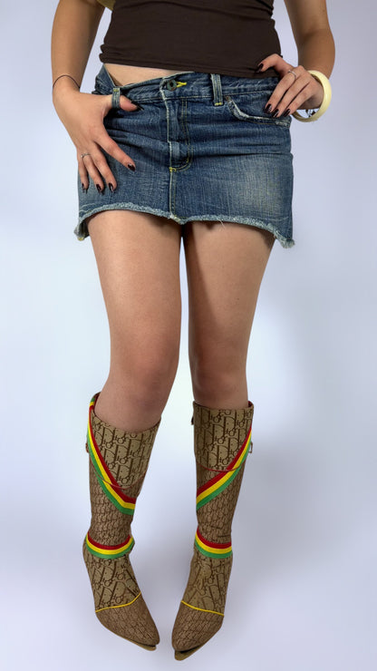 Minijupe en jean