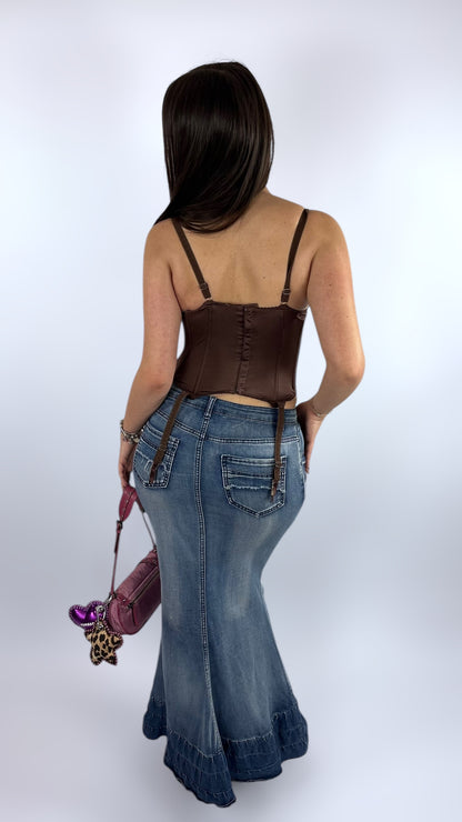 Corset à fleurs