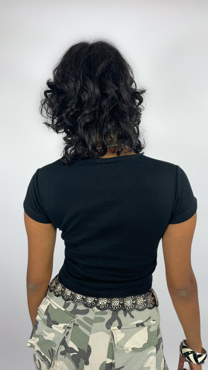 Baby tee noir