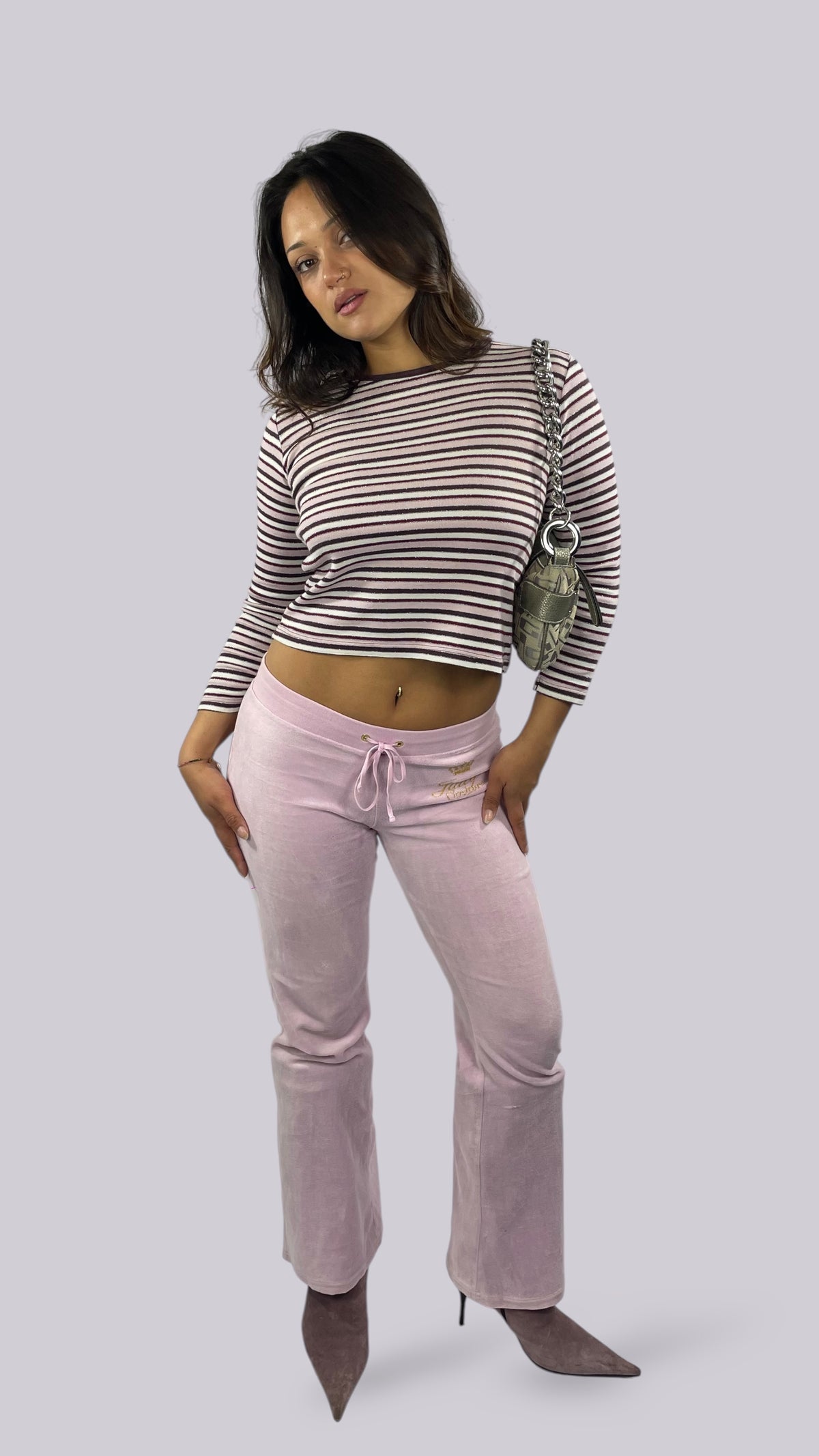 Top rayé