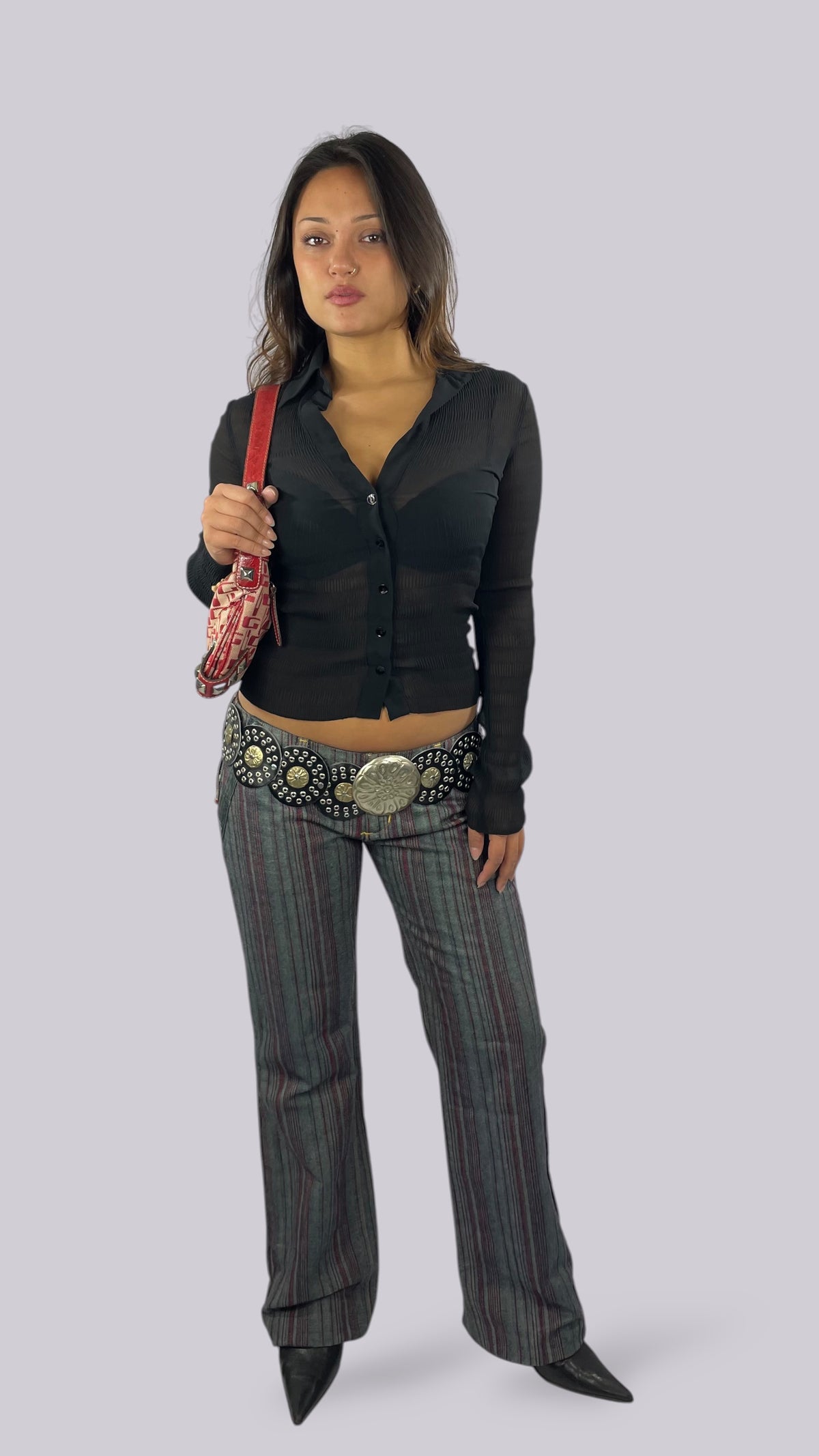 Pantalon rayé