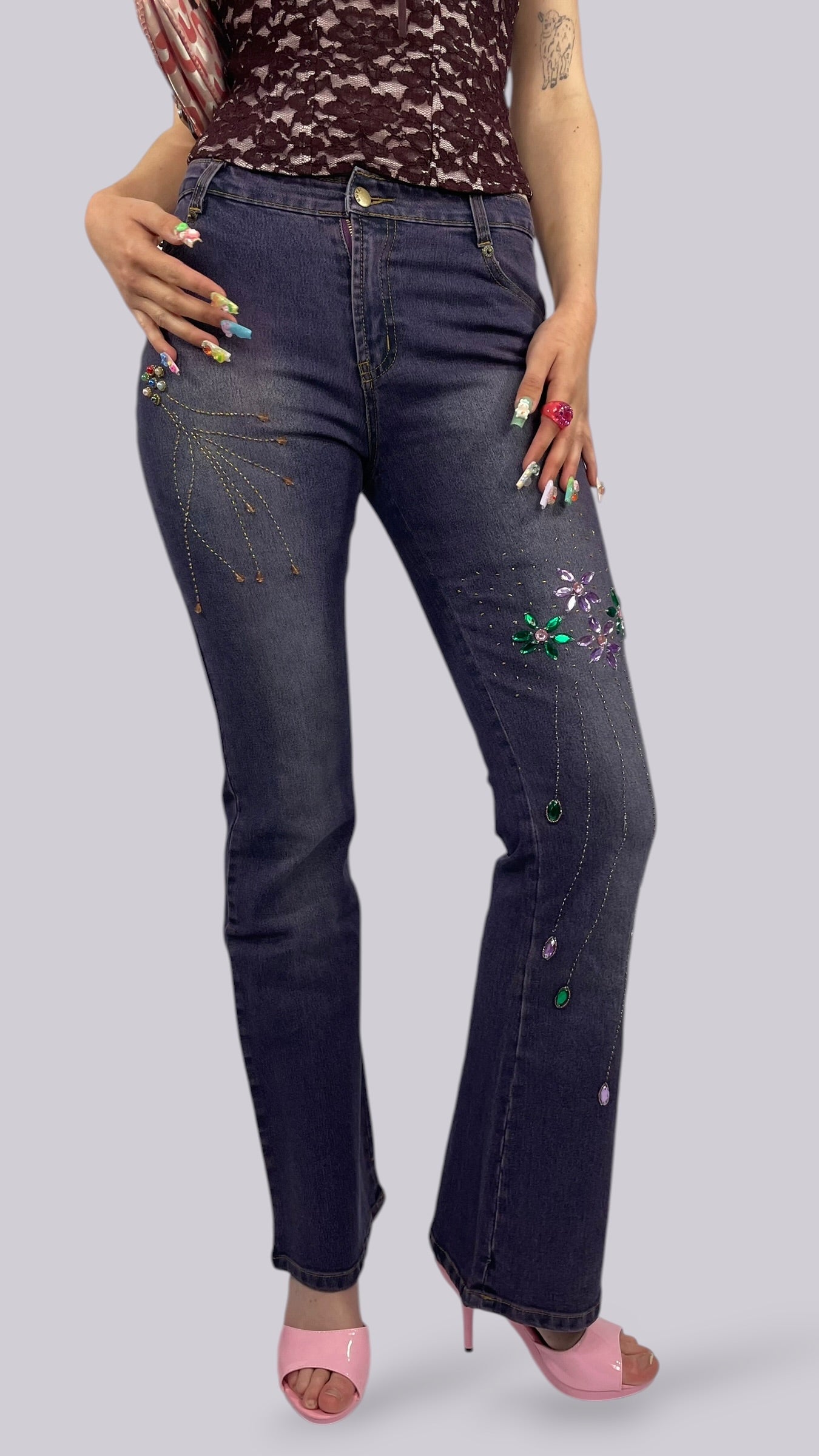 Jean à strass