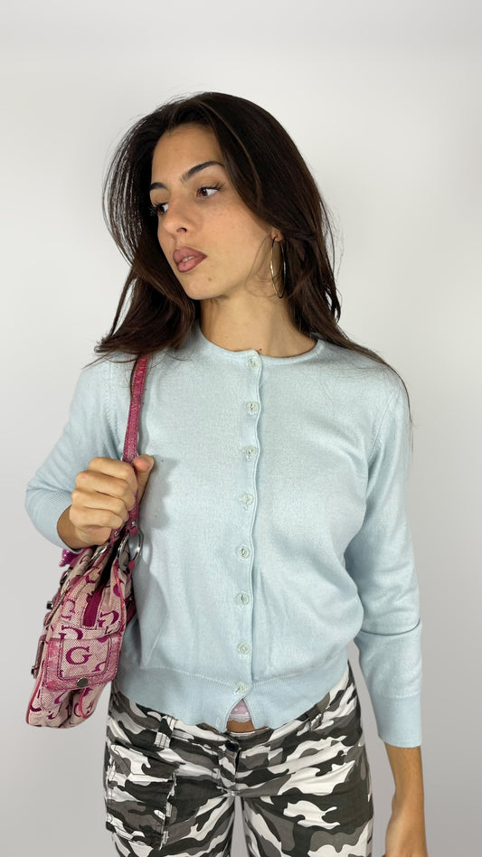 Cardigan bleu