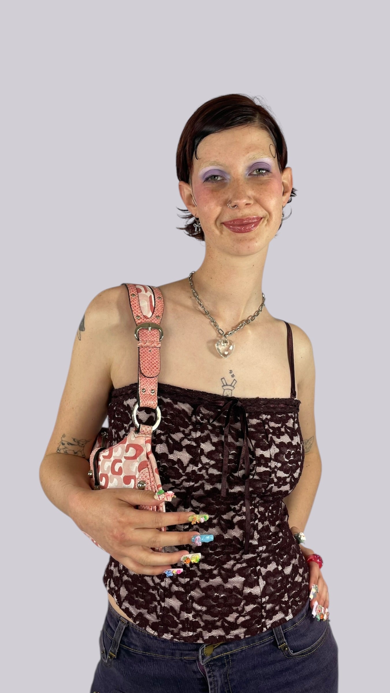 Corset violet