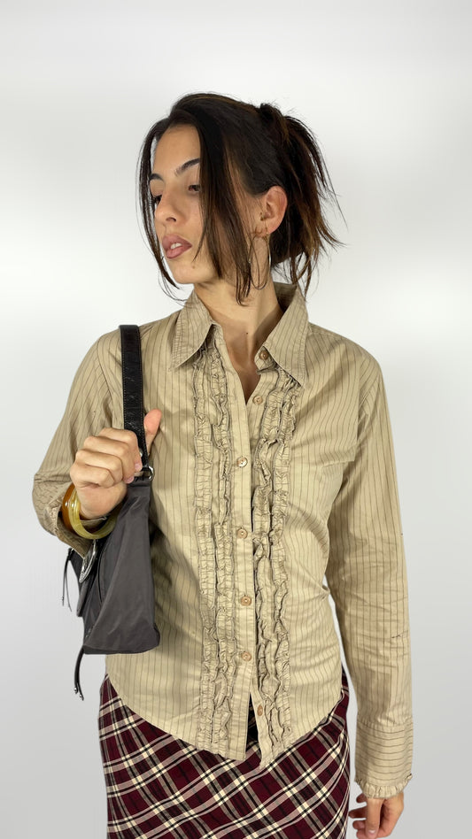 Chemise beige