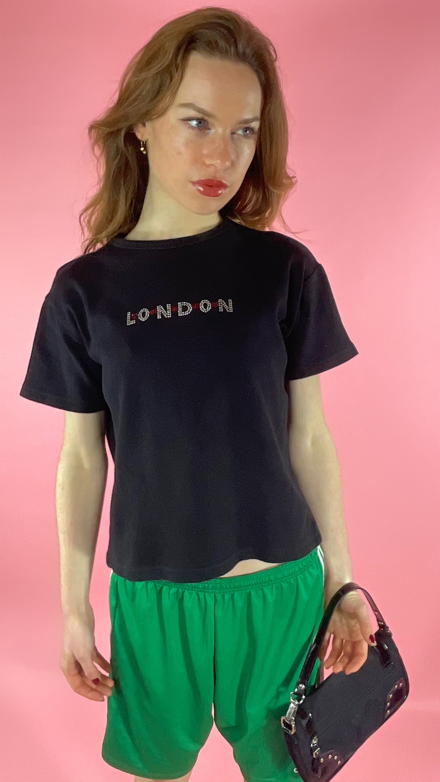 Tee shirt London à strass