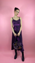 Charger l&#39;image dans la galerie, Robe violette vintage made in France
